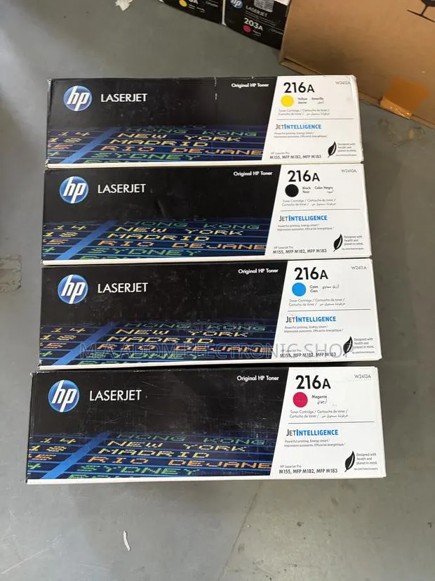 HP Toner Cartridge W2411A Cyan, W2412A Yellow, W2413A Magenta (216A) · Photo 1
