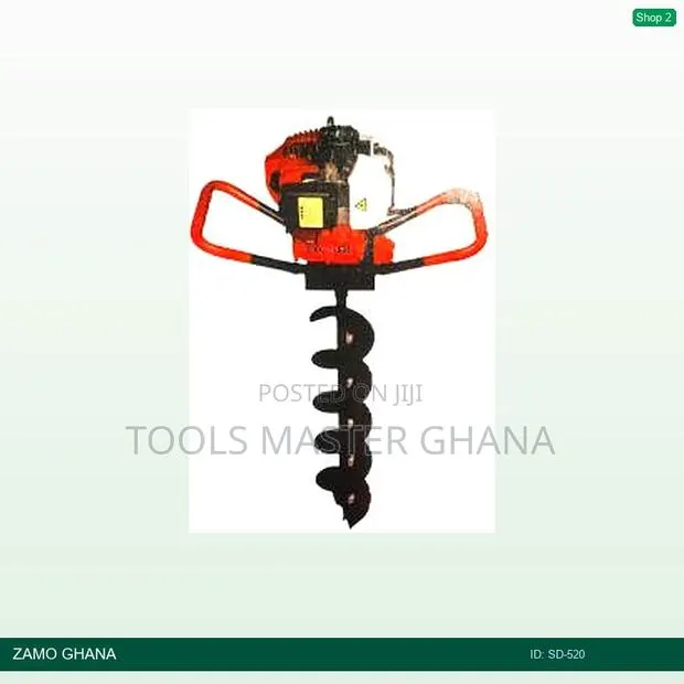 Power Earth Auger + 150*800 Auger Bit Ed-520 - Sd-520 · Photo 1