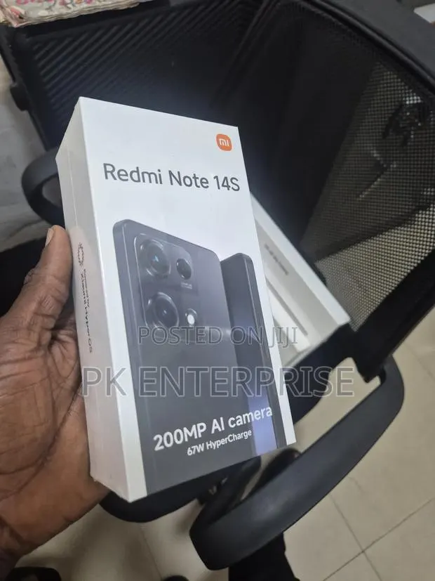 New Xiaomi Redmi Note 14 4G 256 GB Black · Photo 1