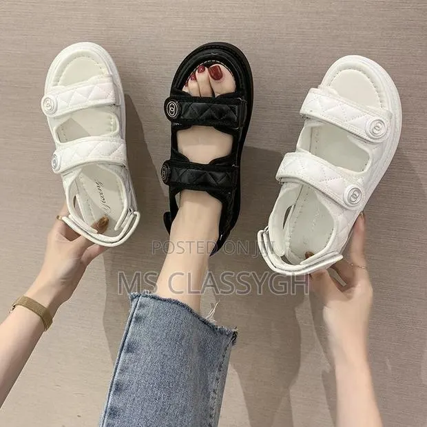 Summer Sports Sandals For Women, Checkered Roman Shoes · Photo 1