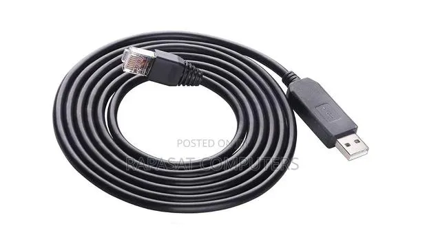 Haing Hi-2067 1.5m USB 2.0 Male to RJ45 Male Console Cable · Photo 1
