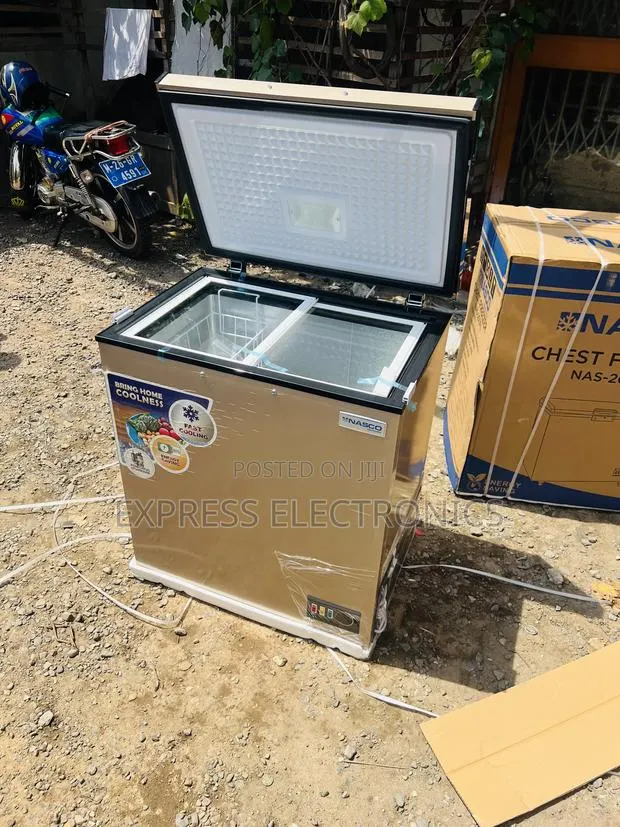 Limited Stock Chest Gold Single Door Freezer Nasco Nas-200fl 150l · Photo 1