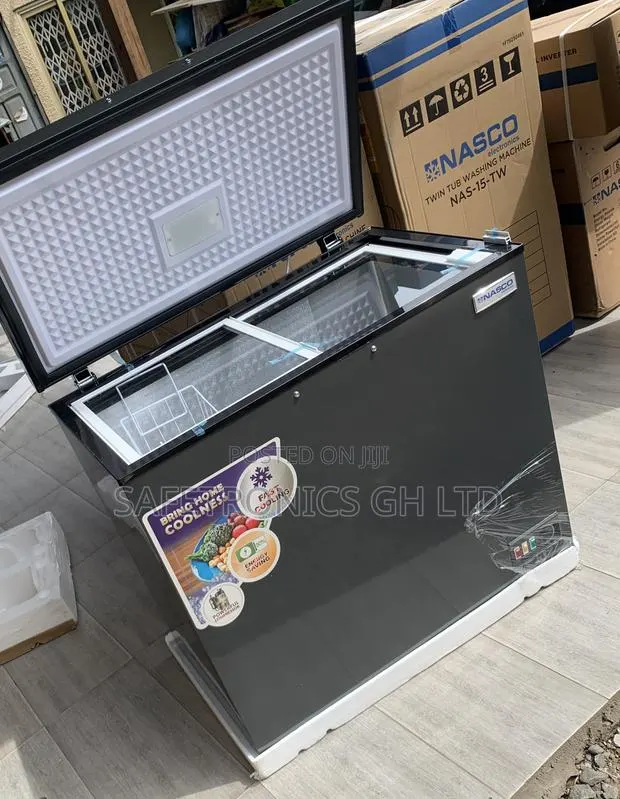 Enjoyable New 198L^^ Nasco Grey Nas-250fl 1 Door Freezer · Photo 1