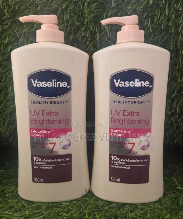 Vaseline Healthy Bright UV Extra Brightening Gluta Glow Lotion. 500ml · Photo 1