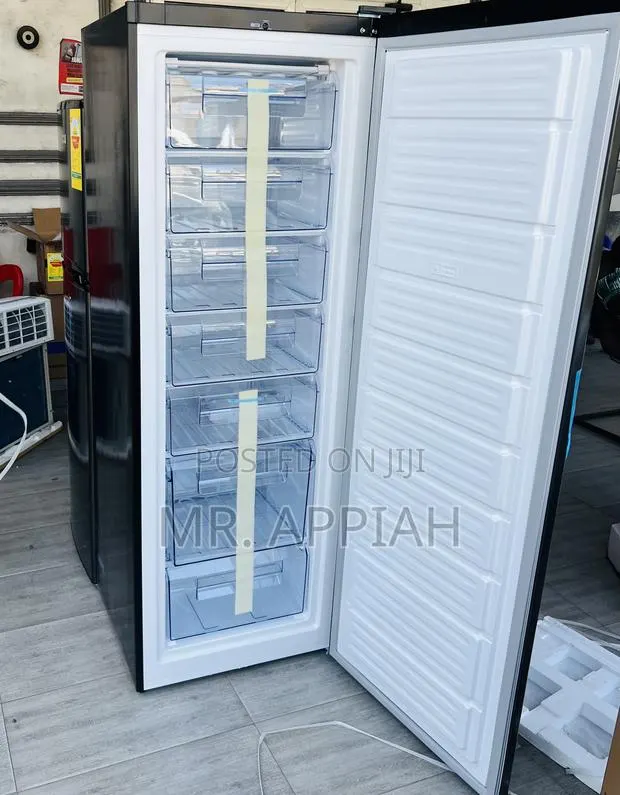 Shop Durable Pearl Single Door Upright Standing Freezer(Dark Gray) · Photo 1