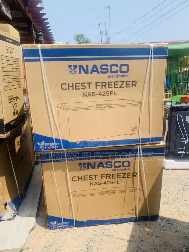 Ultra Modern Sleek NASCO-318-LTRS-CHEST-FREEZER-NAS-425FL-G · Photo 1