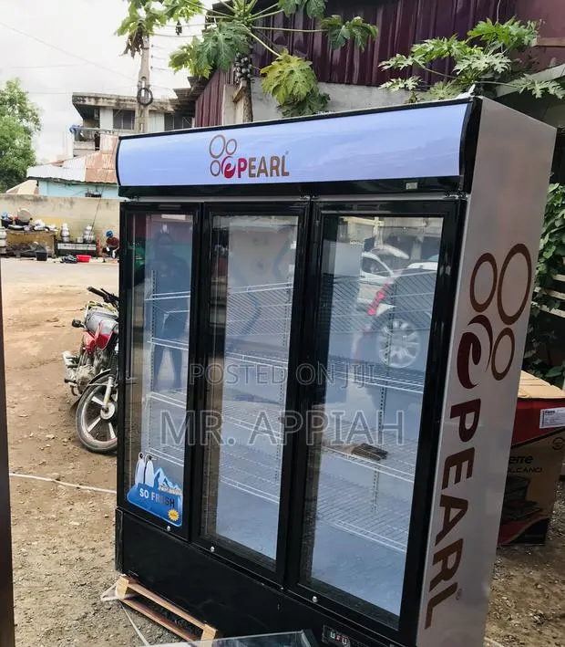Sealed in Box Pearl 3 Door Electric Beverage Cooler. · Photo 1