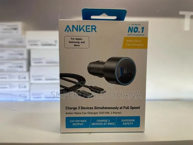 Anker iPhone 16 Usb-c Car Charger, 167.5w · Photo 1