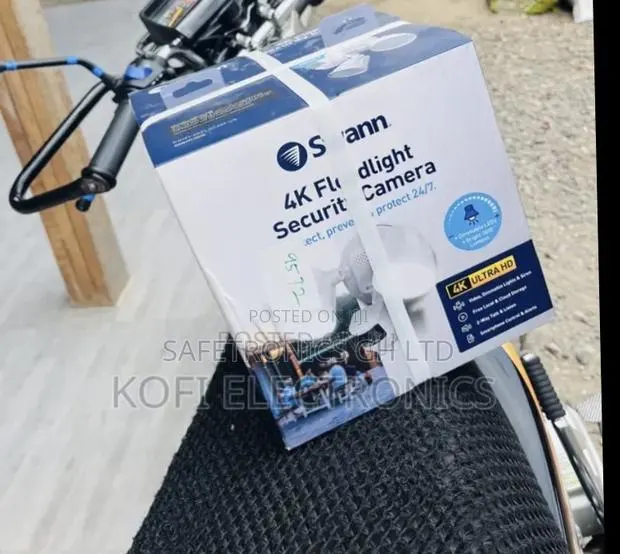 Secure New Swann Floodlight Security Camera (Swifi-4kflocam) · Photo 1