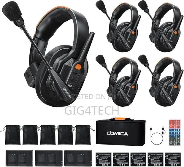 Comica Seekcom S1 5 Set Wireless Intercom Headset System · Photo 1