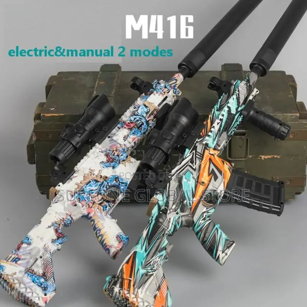 M416 Guns Electric Manual 2 Modes Rifle Sniper Automatic · Photo 1