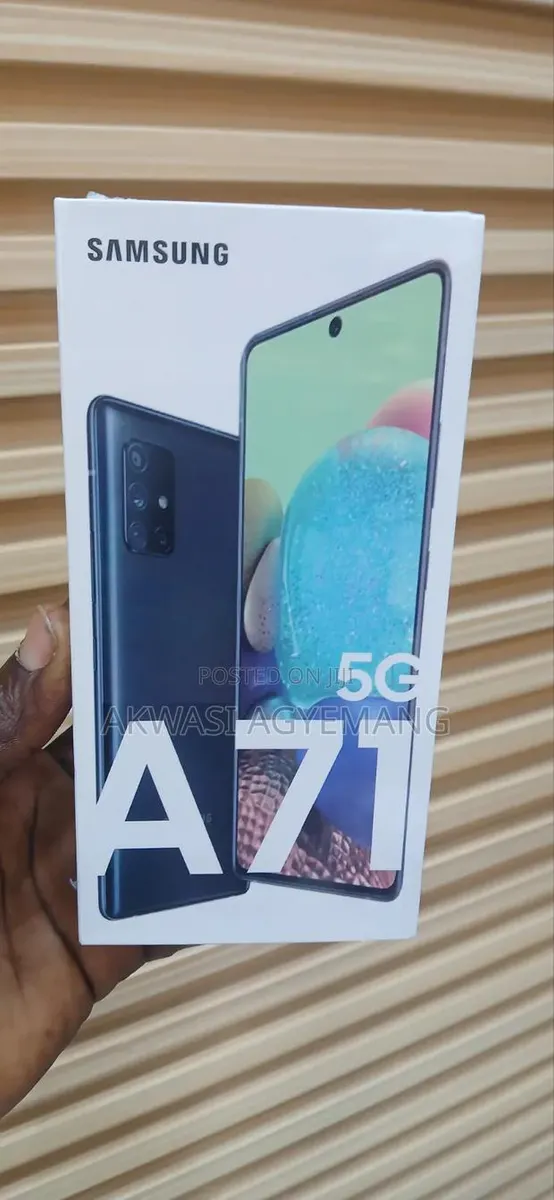 New Samsung Galaxy A71 5G 128 GB Black · Photo 1