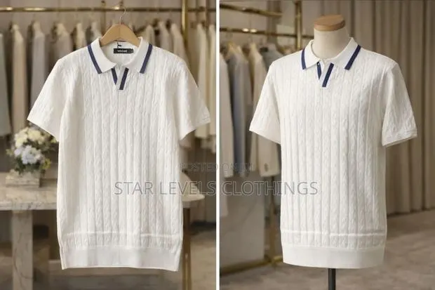Premium Classy Knitted Club T Shirts in Sizes · Photo 1