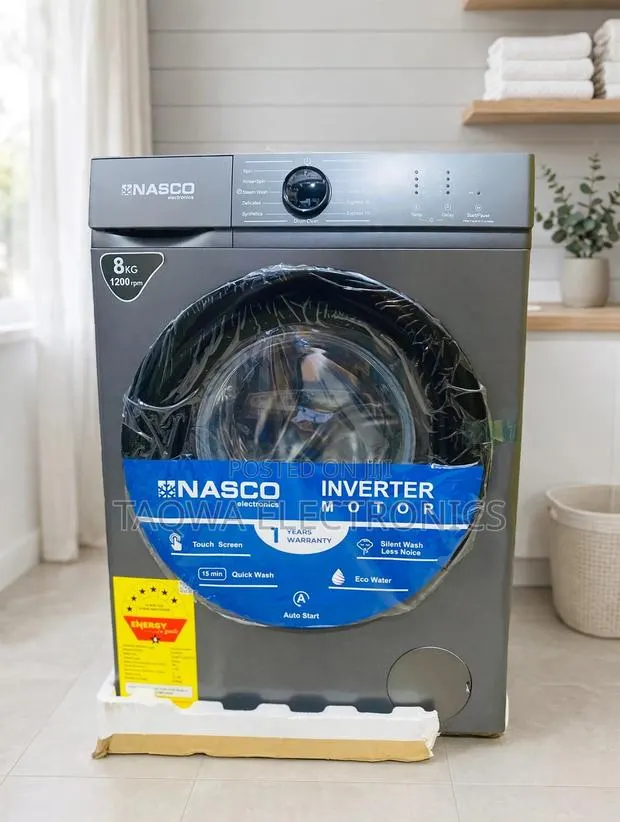 Sufficient Nasco 8kg Front Load Full Automatic Washing Machine · Photo 1