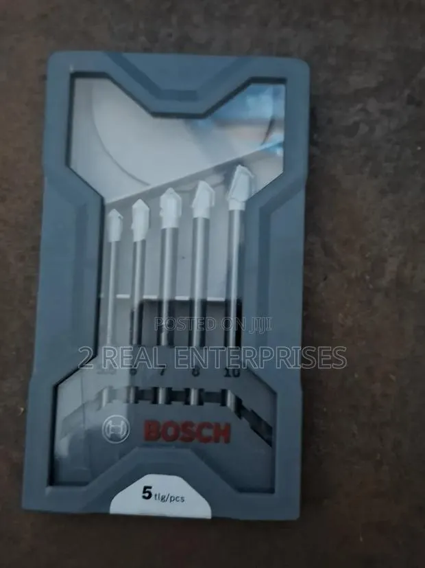Bosch CYL-9 SoftCeramic 5-Piece Tile Drill Bit Set (5.5mm - 10mm) · Photo 1