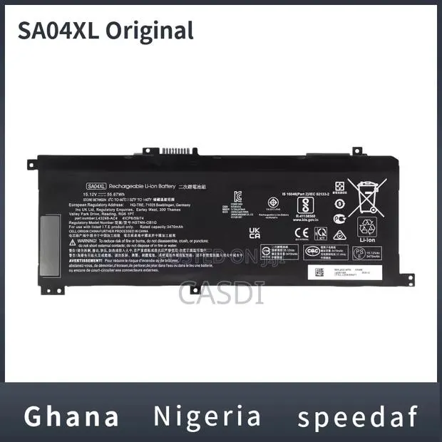 SA04XL HP Notebook Battery TPN-W142 W143 15-Ds000 15-Dr0003TX · Photo 1