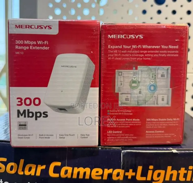 Mercusys Wifi Extender Booster Me10 With Lan Port · Photo 1