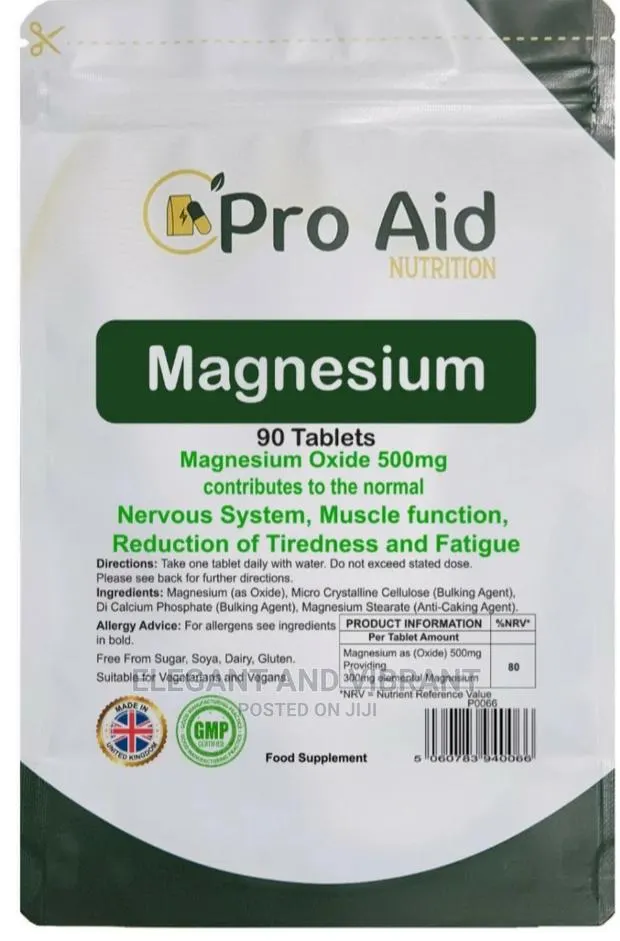 MAGNESIUM Tab 500mg 90tab Muscle Function,Fatigue,Tiredness · Photo 1