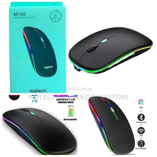 Logitech M150 Dual-Mode Wireless Mouse / Bluetooth Rechargeable
Mouse · Photo 1