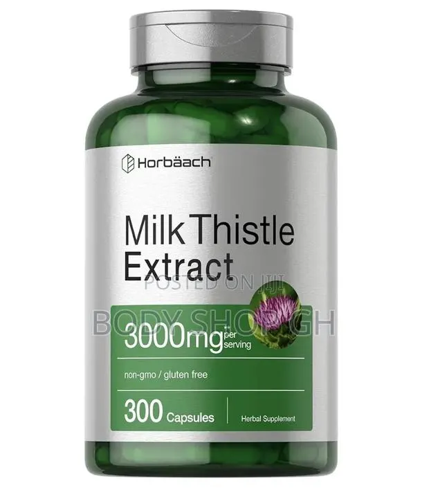 Milk Thistle Supplement | 300 Capsules | -for Liver Health and Detox · Photo 1