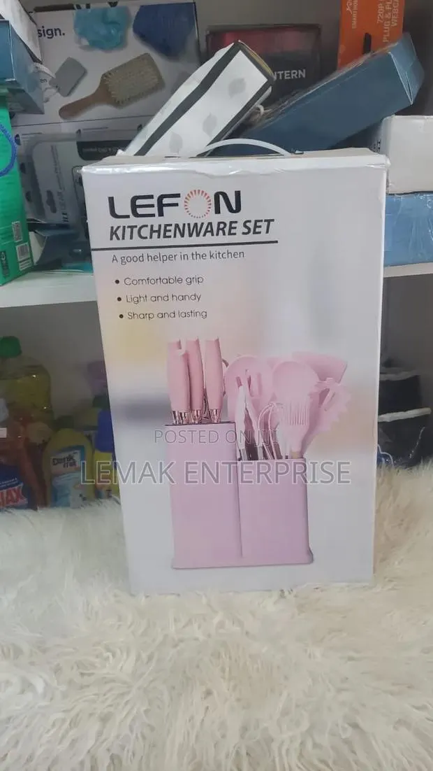 Lefon Kitchenware Set, All-in-One 19-Piece Silicone Kitchen · Photo 1