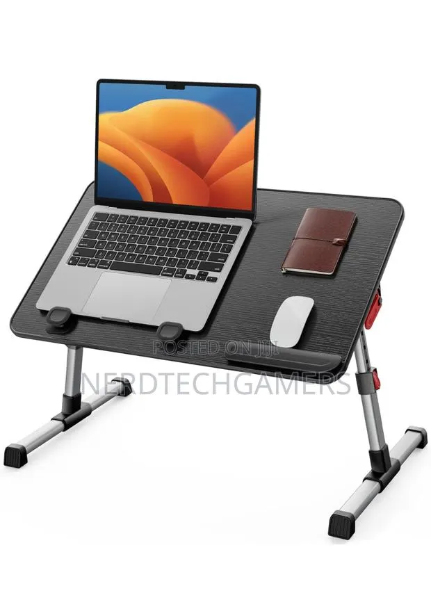 SAIJI Laptop Bed Tray Table, Adjustable Home Office Stand · Photo 1