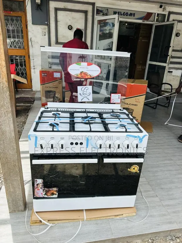 Shop the New White Midea Tech 60/90 Gas Cooker Oven Grill · Photo 1