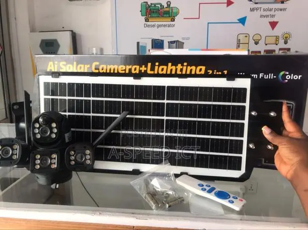 3 Lens 4g,Wifi Solar Powered Camera and Street Light · Photo 1