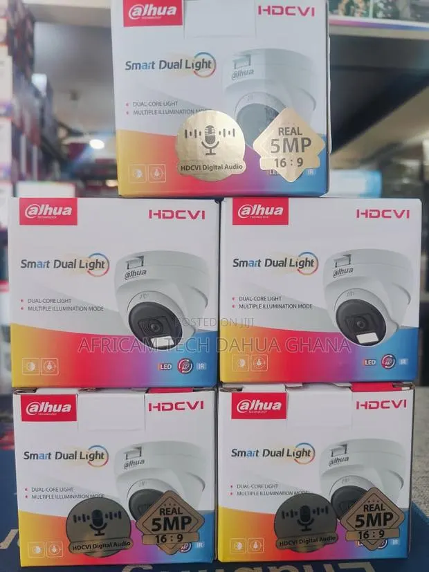 Dahua 5MP Smart Dual Light HDCVI Dome Camera Audio · Photo 1