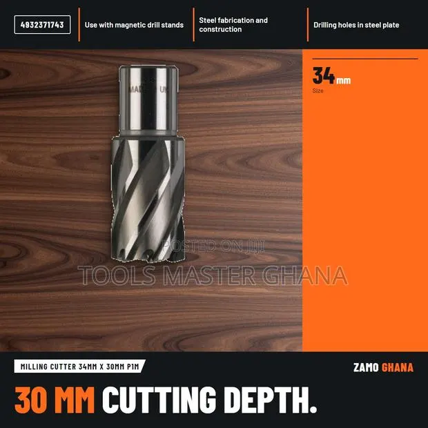 Milling Cutter 34Mm X 30Mm P1M - · Photo 1