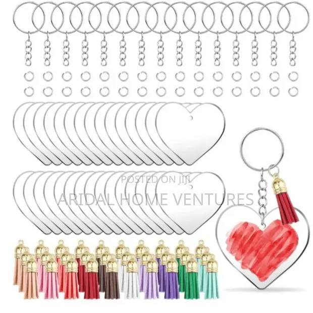 Acrylic Keychain Blanks (10pcs) · Photo 1
