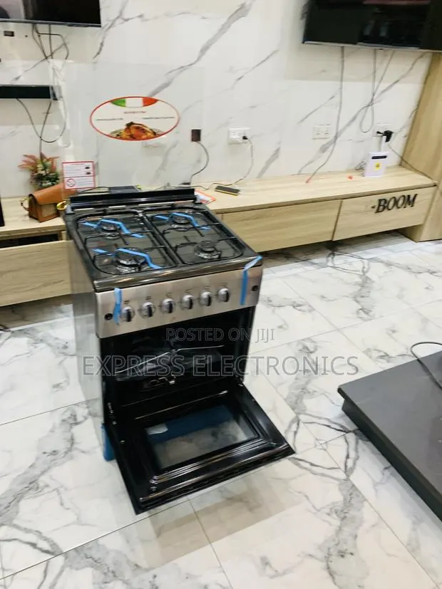 Hot Deals on Gas Cooker Oven 60/60 New Line 4burner Black —- · Photo 1