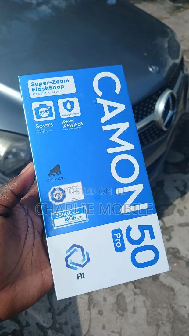 New Tecno Camon 50 Pro 256 GB Silver · Photo 1