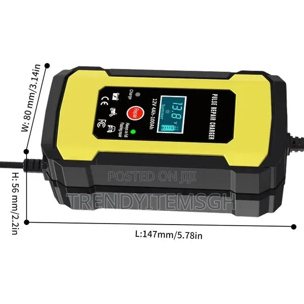 12V Smart Pulse Repair Car Battery Charger With LCD Display · Photo 1