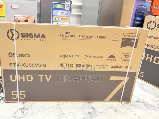 Purchase Authentic Sigma Uhd Smart Android Satellite Frameless T. · Photo 1