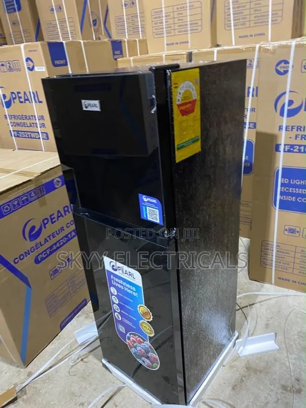 Original Pearl 136liters Pf216tbg-5e Top Freezer Fridge Glass Door · Photo 1