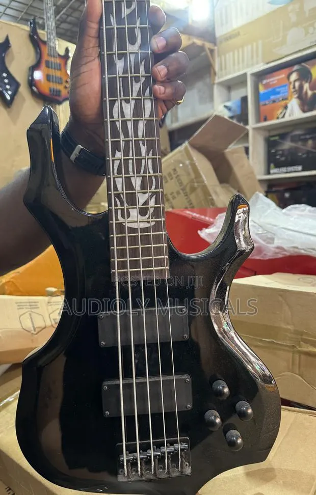 Black Peavey Passive Bass Guitar