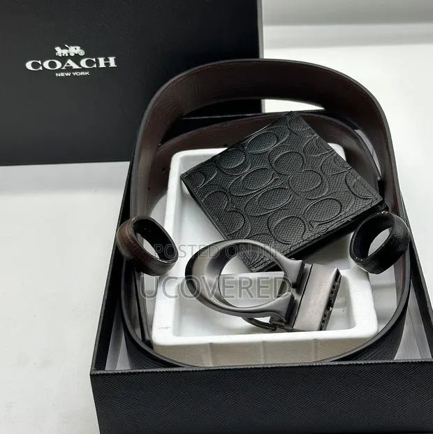 Branded Men’S Wallet + Belt Set · Photo 1