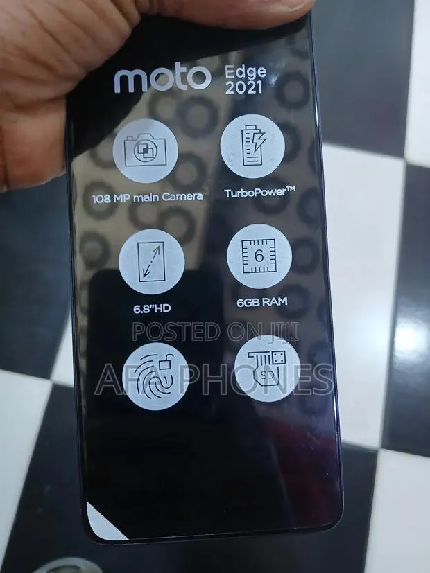 Motorola Edge 5G UW (2021) 128 GB Black · Photo 1
