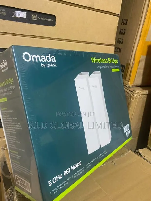 Omada by TP-Link 5ghz Wireless Bridge Kit -Long Range P2p Up to 5km · Photo 1
