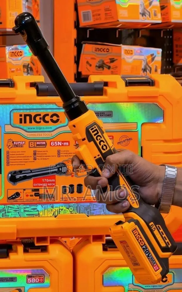 65Nm Square Drive Cordless Ratchet Wrench With Free Sockets-Cdrli20652 · Photo 1
