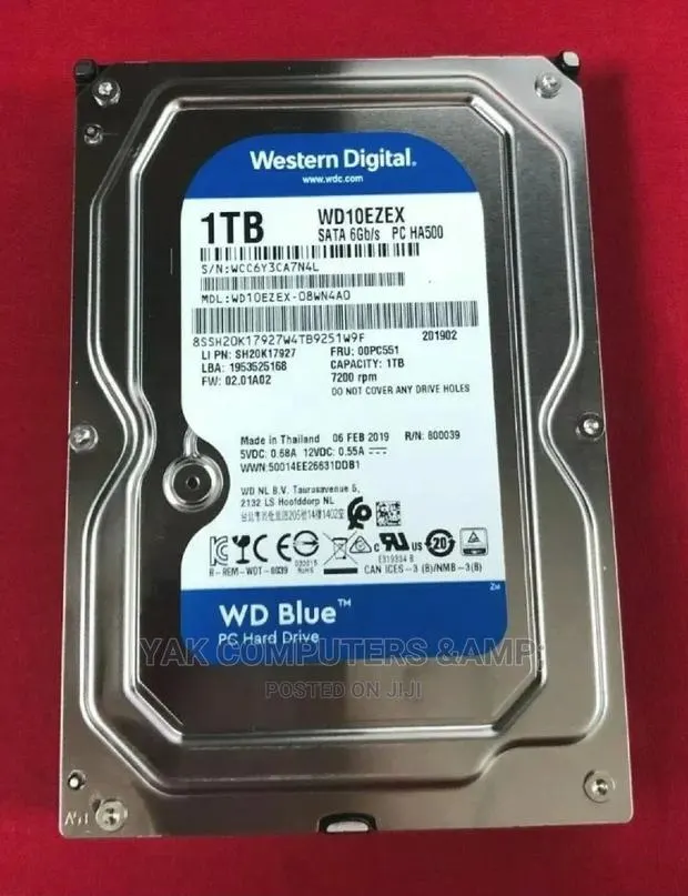 1tb WD 64mb Cache With 100% Health · Photo 1
