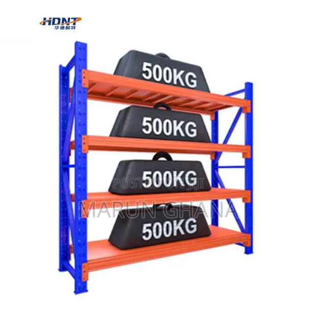 Capacity 500kg Warehouse Rack Blue Red · Photo 1