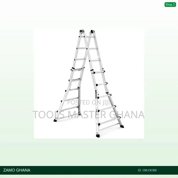 Cm 4+4 Telesky Multipurpose Folding Ladder - Cm-Ck360 · Photo 1