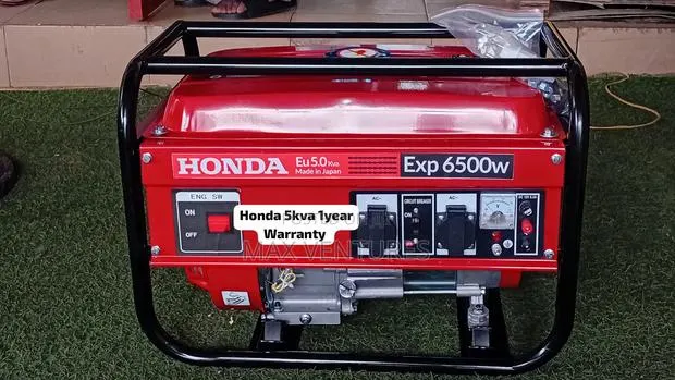 Honda 6500w Generator – Strong, Efficient Reliable 5kva · Photo 1