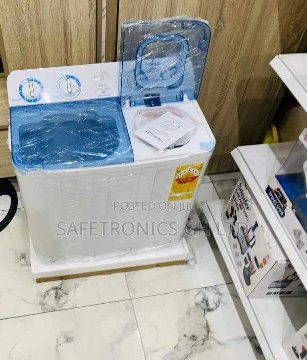 Grab Authentic Nasco Twin Tub Washing Machine 7kg-Nas-07-Tw · Photo 1