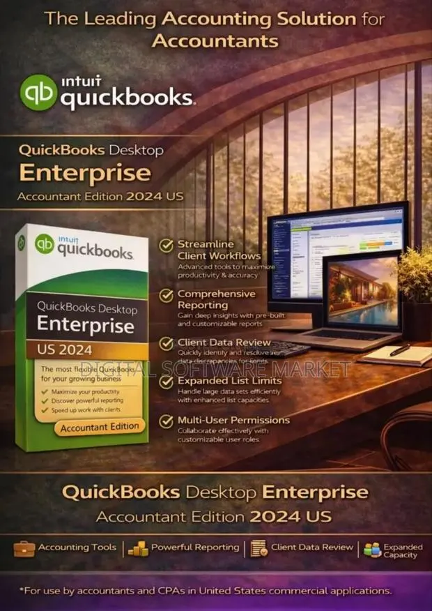 Quickbooks Desktop Enterprise Accountant Edition 2024 for Windows · Photo 1