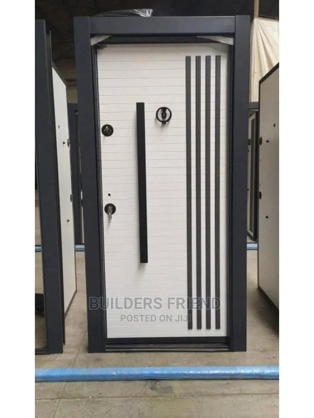 All White Turkish Heavyduty Security Door(Double Lock) · Photo 1