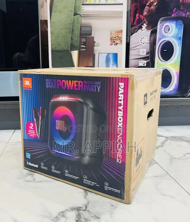 Classic Design JBL Partybox Encore Portable Speaker(2 Microphone) · Photo 1