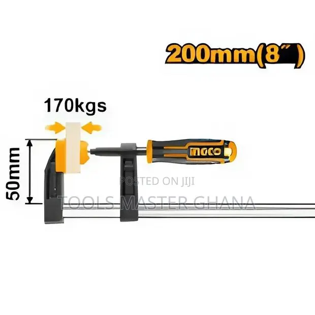 F Clamp With Plastic Handle - Hfc020502 · Photo 1